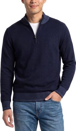 Raffi Vanise 1/4-Zip Wool & Cashmere-Blend Mock Neck Sweater