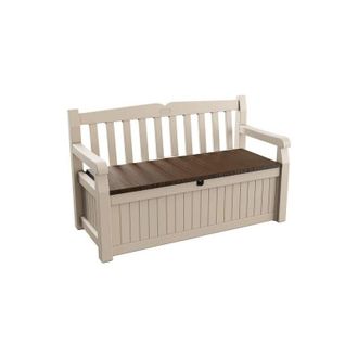 Keter Cassapanca Keter Eden Storage Bench Panca Contenitore Resina 140x60xh84 Cm 39753