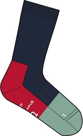 Ulvang Hero Warm Crew Sock Multifunktionssocken - Unisex | blau