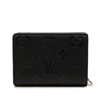Louis Vuitton Black Noir Leather Wallet (Bi-Fold) (Pre-Owned)