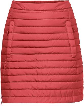 Jack Wolfskin Iceguard Rok - Dames - Korte rokken - Rood - XS - Wol - Rokken