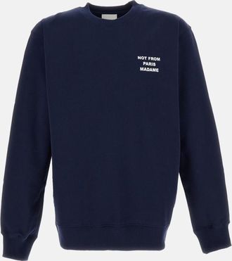 Dr&ocirc;le de Monsieur Navy Blue Crewneck Sweatshirt