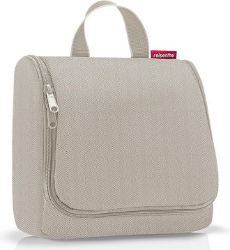Reisenthel Kulturbeutel REISENTHEL Kosmetiktasche toiletbag, Damen, Gr. B/H/T: 20cm x 23cm x 10cm, beige, Polyester, Taschen Kulturbeutel