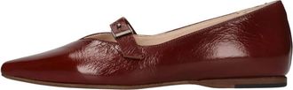 Pantanetti Leren Ballerinas - Dames - Ballerinas - Rood - 37 1/2 EU - Leer - Schoenen