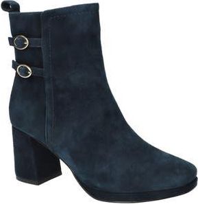 Bella Vita Orchard Moto Bootie in Navy Kidsuede Leather at Nordstrom Rack, Size 7.5