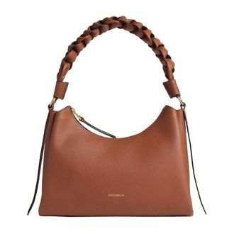 Coccinelle Tassen, Dames, Bruin, ONE Size, Leer, Boheme Kleine Schoudertas