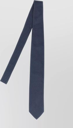 Pal Zileri textured silk tie slim design