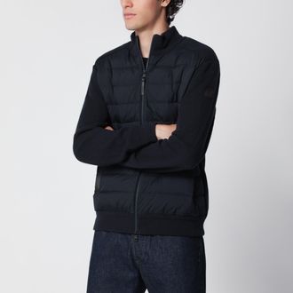Moncler Cardigan imbottito blu