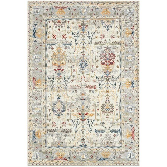Multicolored Oriental/Persian Pattern Indoor Rug, Cavy, 230x160x0.5 cm