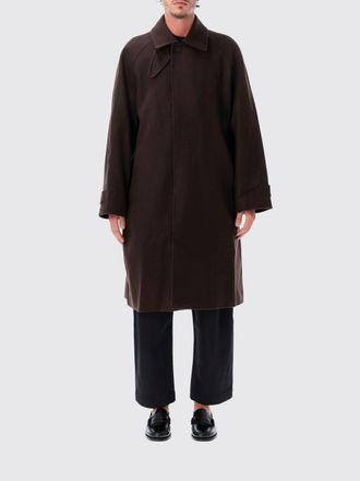 STUDIO NICHOLSON Cappotto lungo monopetto in lana con spalle scivolate