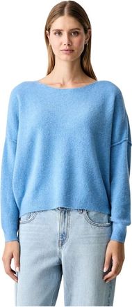 American Vintage Damsville Trui - Dames - Ronde hals truien - Blauw - Xs/S - Wol - Truien & Vesten
