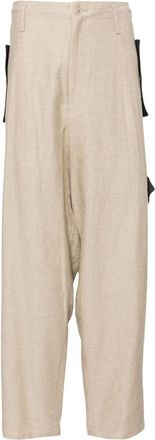 Yohji Yamamoto Pantaloni dritti - Toni neutri