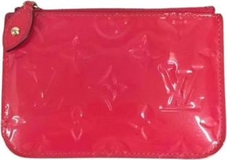 Louis Vuitton Pre-owned Wallets, female, Pink, Size: ONE SIZE Pre-owned Canvas Wallet