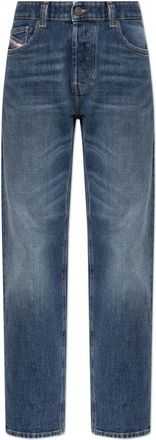 Diesel 1988 D-Ark Jeans - Dames - Cropped Jeans - Blauw - W28 - Katoen - Jeans
