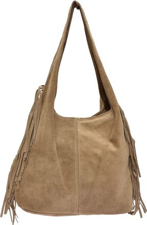 Isabella Rhea Beige Rundleer Tas