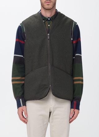 Barbour Gilet utility Warm in pile con scollo a V e tasche zippate