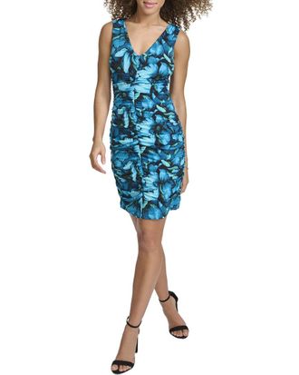 Siena My Balconia Printed Jersey Knit Mini Dress