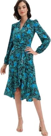 Diane Von F&uuml;rstenberg Abito a portafoglio Carla - - Dresses - Donna - Multicolore - M