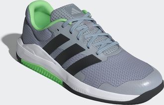 adidas Trainingsschuh ADIDAS PERFORMANCE DROPSET BASE, Herren, Gr. 41, silber (halo silber, lime burst, core schwarz), Textil, Schuhe Trainingsschuh