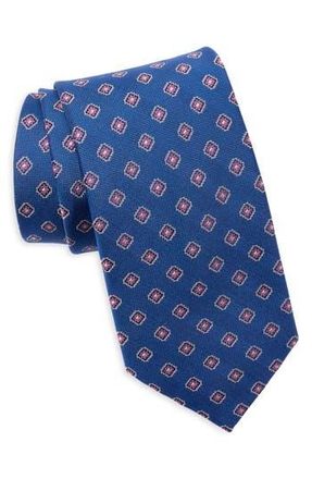 Ted Baker Hallows Diamond Silk Blend Tie in Royal at Nordstrom Rack
