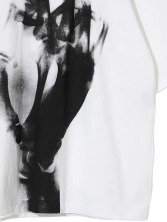 Undercover hand-print graphic cotton T-shirt - White