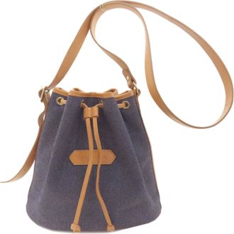 Longchamp blue blue Shoulder Bag (Pre-Owned)