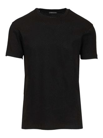 Tom Ford Perforated Ribbed T-Shirt
