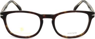 David Beckham Db 1064 Rectangular Tortoiseshell Acetate Eyeglasses