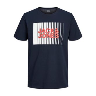 Jack & Jones Jjecorp Logo Tee - - Tops - Uomo - Blu - L