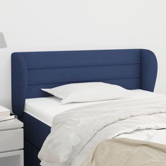vidaXL Cabecero De Tela Azul 103x23x78/88 Cm Vidaxl