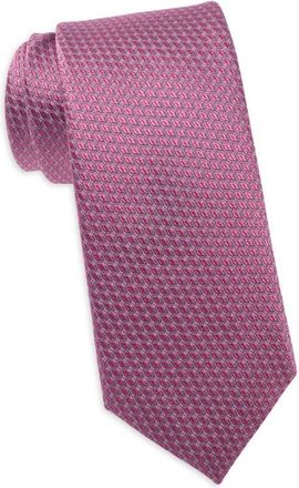 Nordstrom Holder Neat Silk Jacquard Tie in Berry at Nordstrom
