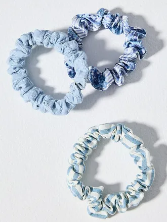 Anthropologie Everyday Scrunchies, Set of 3