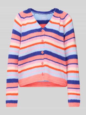 Smith & Soul Strickjacke mit Knopfleiste in Blau, Gr&ouml;&szlig;e XXL