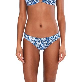 Seafolly C Shells Bikini Bottom Womens Sapphire Reversible Swimwear GBO3616