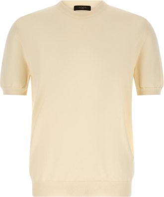 Zanone Beige Cotton Sweater