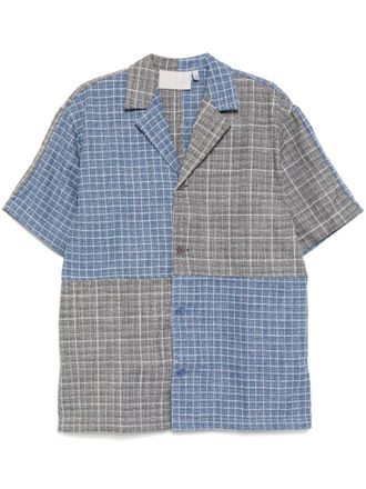 Off Duty Geruit overhemd - Blauw