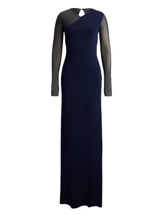 Ralph Lauren Collection Brynn maxi dress - women - Elastane/Viscose - S - Blue