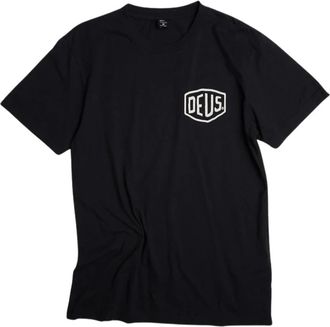 Deus Venice Address T-Shirt - Heren - T-shirts - Zwart - S - Katoen - Tops