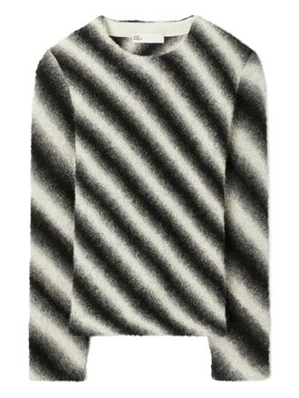Tory Burch striped sweater - Black