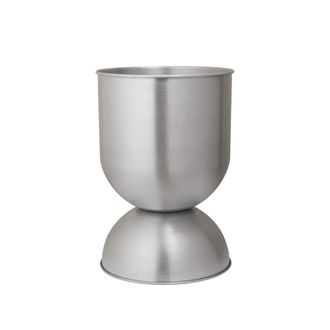 Ferm Living Hourglass Blumentopf medium, &Oslash; 40 x H 59 cm, Aluminium
