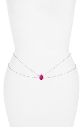 Vidakush Heart of the Ocean Belly Chain in Pink at Nordstrom, Size Xx-Large