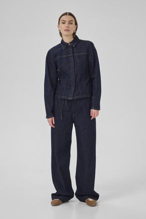 MY ESSENTIAL WARDROBE Denim blouse MWFiluca Regular fit dark blue