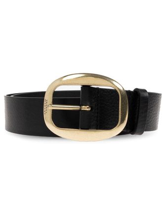 Isabel Marant Dara kalfsleren riem - Zwart