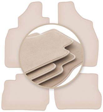 OEM Alfombrillas Premium Beige Para: Mitsubishi Pajero Pinin Suv 1999-2006