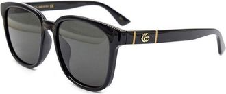 Gucci Square Frame Acetate Sunglasses Black GG0637SK-001