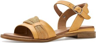 Miz Mooz Gradie Flat Sandals Womens Sandals Ochre : EU 41 (US Womens 9.5-10) B - Medium, Leather