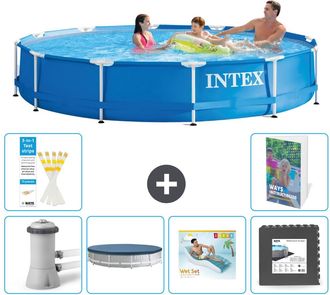Intex Piscina Con Estructura Redonda - 366x76 Cm - 7-piezas S223