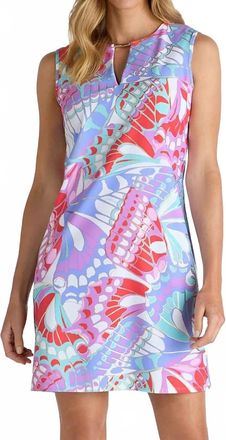 Jude Connally Nadine Mini Dress In Butterfly Mosaic Gold