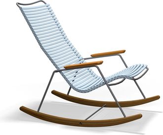 Houe CLICK Outdoor Rocking Schaukelstuhl, dusty light blue