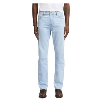 7 For All Mankind Rechte jeans - Heren - Jeans - Blauw - Maat: W34